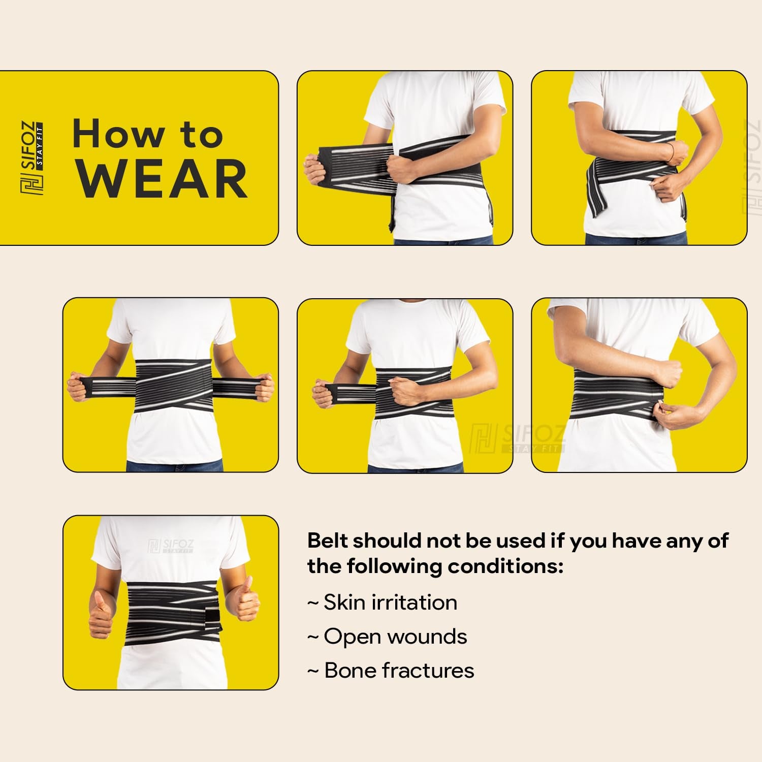 Lumbar Support Brace for Back Pain Relief 