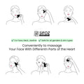 Natural Jade Gua Sha Stone for Face Massage 