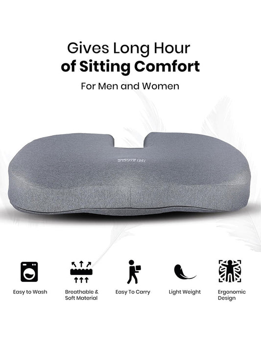 Sifoz Memory Foam Coccyx Cushion for Pain Relief